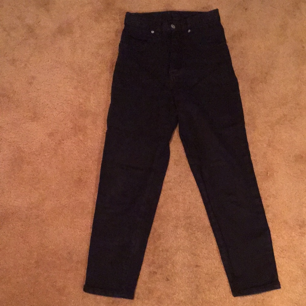Vintage 90s pepe jeans black size 3/4 cropped brand new without tags